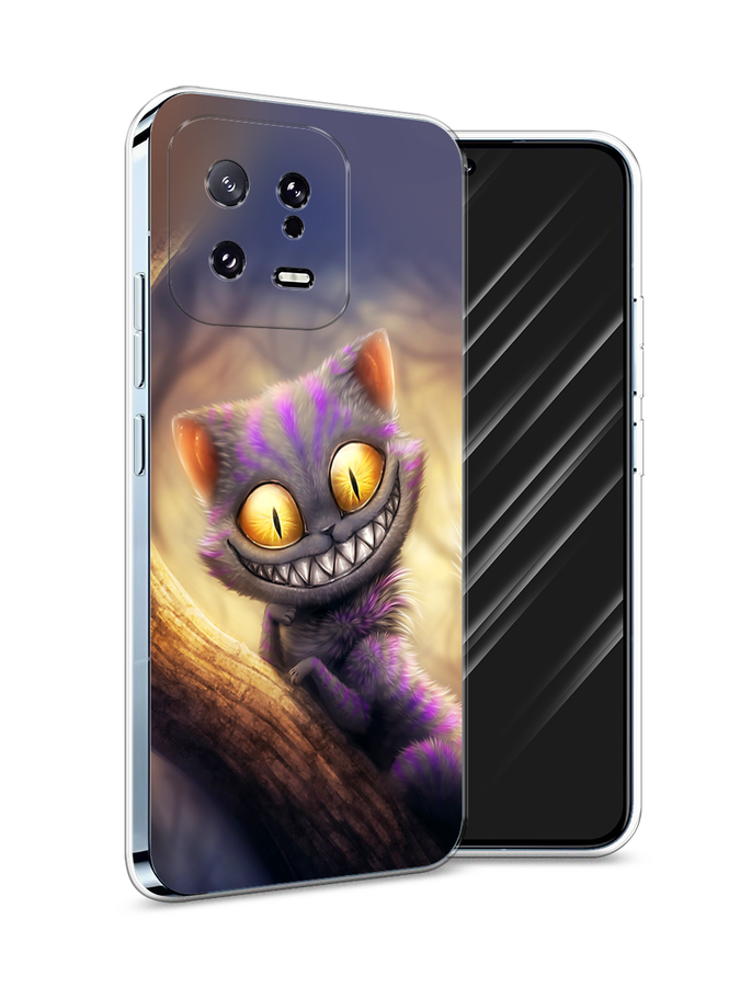 

Чехол Awog на Xiaomi 13 5G "Cheshire Cat", Фиолетовый;желтый, 317250-1