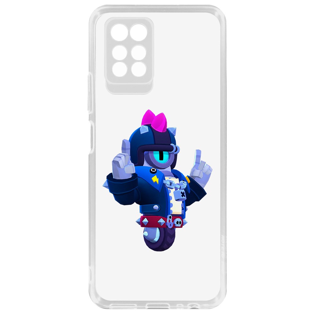 

Чехол-накладка Brawl Stars-Дикий Сту для Infinix Note 10 Pro, Прозрачный