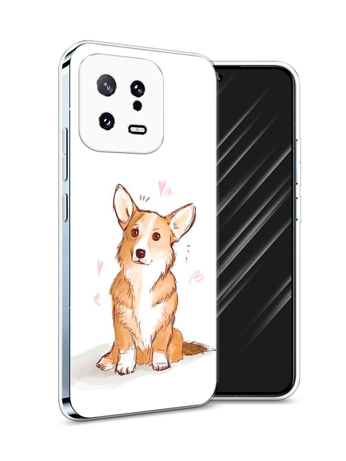 

Чехол Awog на Xiaomi 13 5G "Корги любовь", Бежевый;белый, 317250-1