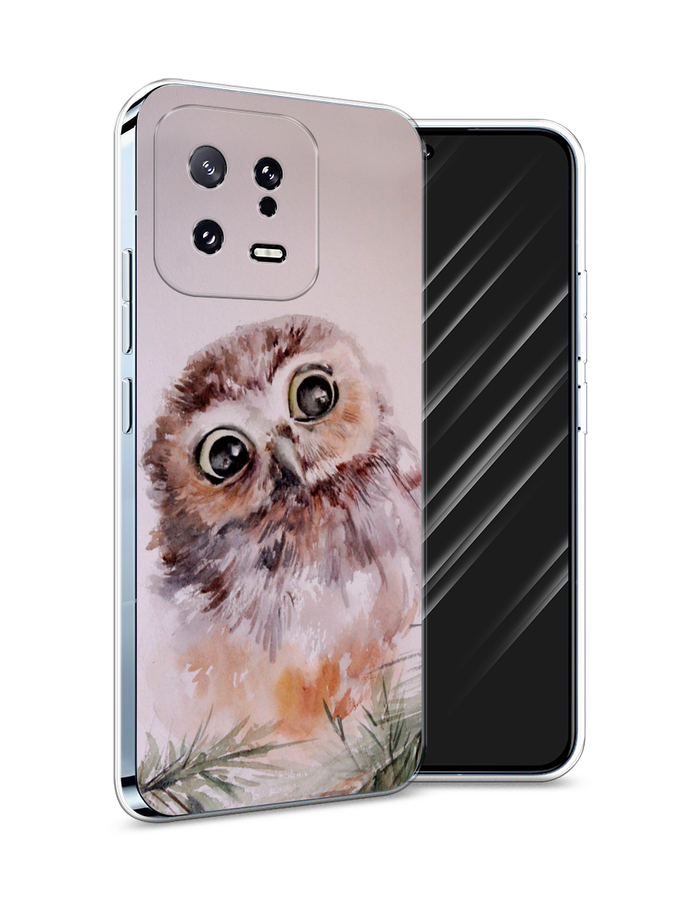 

Чехол Awog на Xiaomi 13 5G "Сова на розовом", Розовый;коричневый, 317250-1