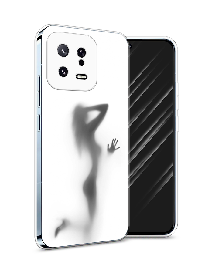 

Чехол Awog на Xiaomi 13 5G "Стекло в душе", Белый;серый;черный, 317250-7
