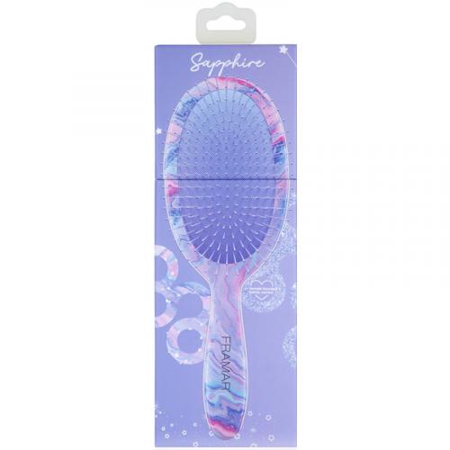 

Щетка для волос Framar Распутывающая Сапфир синяя 1шт, Синий