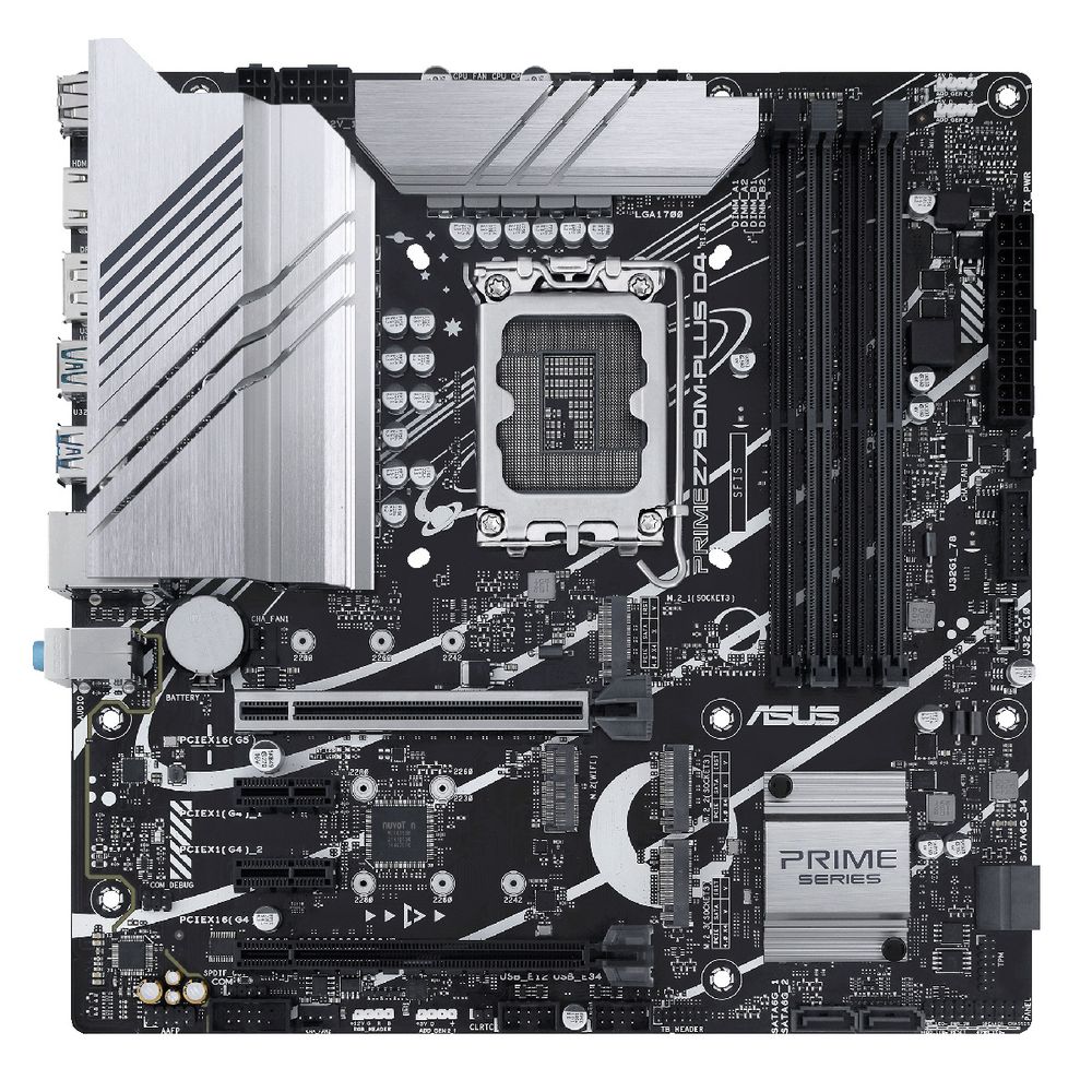 

Материнская плата ASUS PRIME Z790M-PLUS (90MB1E70-M1EAY0), PRIME Z790M-PLUS