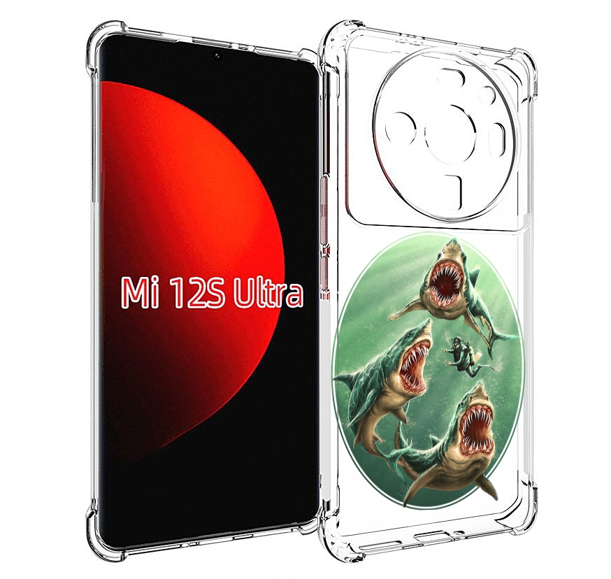 

Чехол MyPads синяя бездна для Xiaomi 12S Ultra, Прозрачный, Tocco