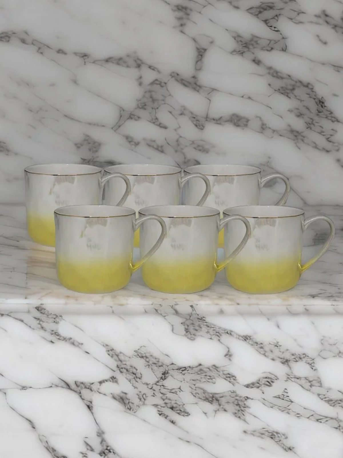 

Набор кружек Lenardi 6 шт 400 мл белый