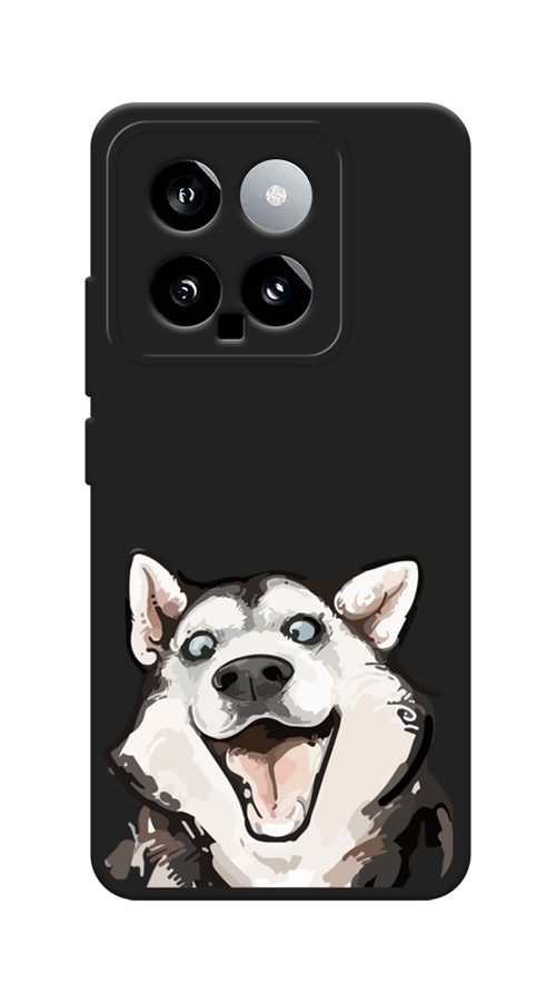 

Чехол Awog на Xiaomi 14 "Радостный хаски", Белый;голубой;черный, 320352-1