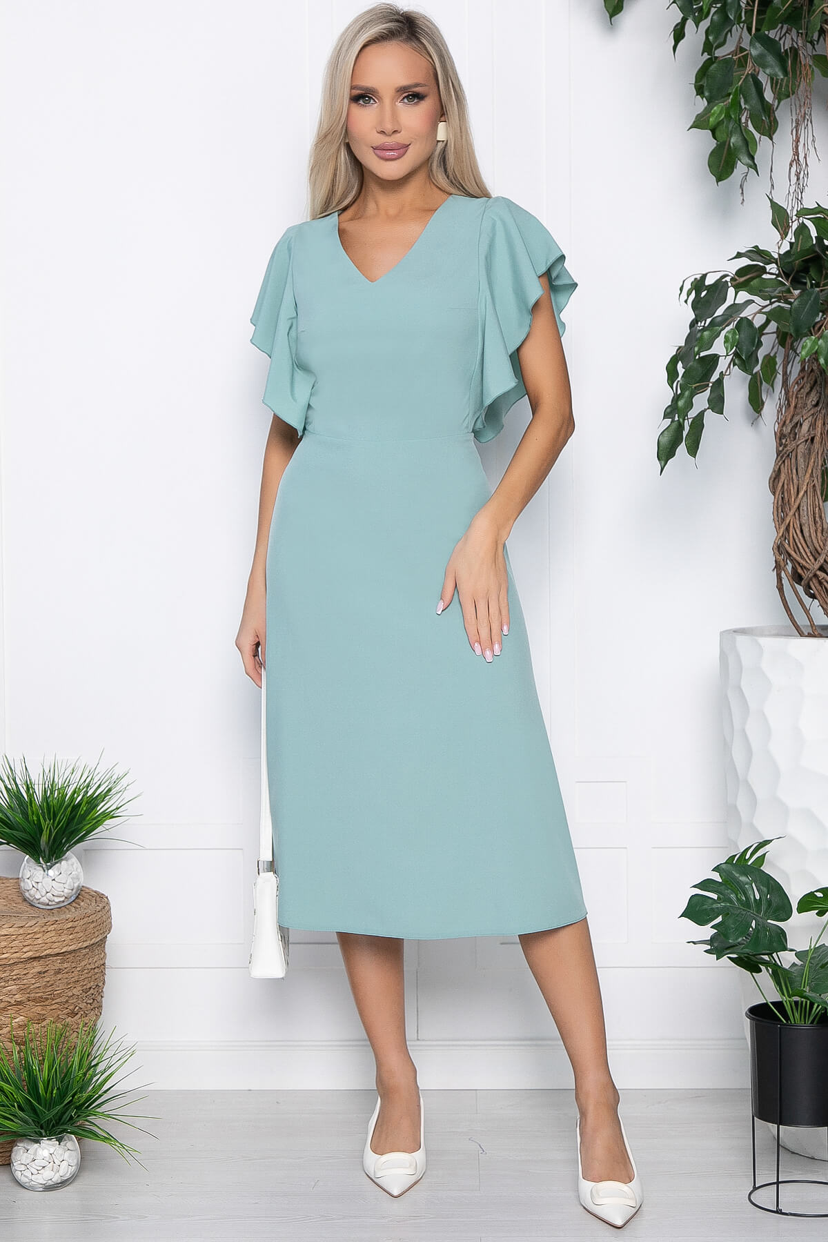 

Платье женское LT Collection Аделла голубое 52 RU, Голубой, Аделла