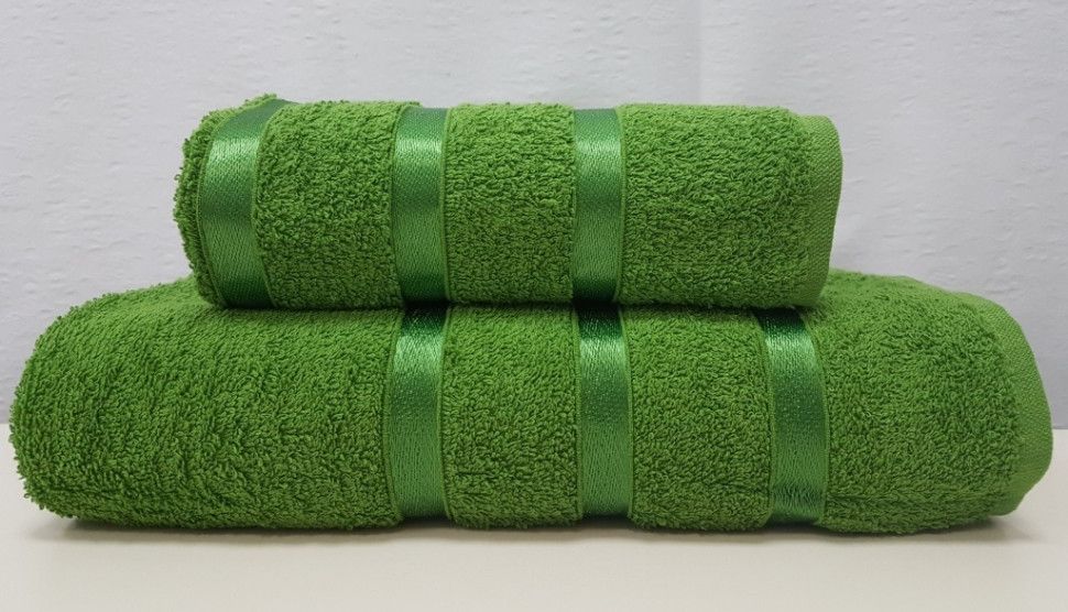 

Набор полотенец Gulcan SWAN Vip cotton 2 шт. 50x90, 70x140, Зеленый