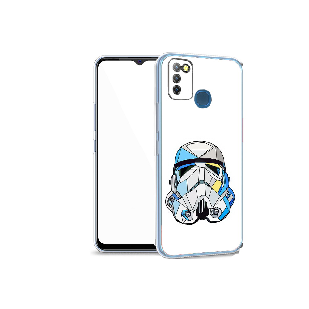

Чехол MyPads Tocco для Infinix Hot 10 Lite star wars дарт вейдер, Прозрачный, Tocco