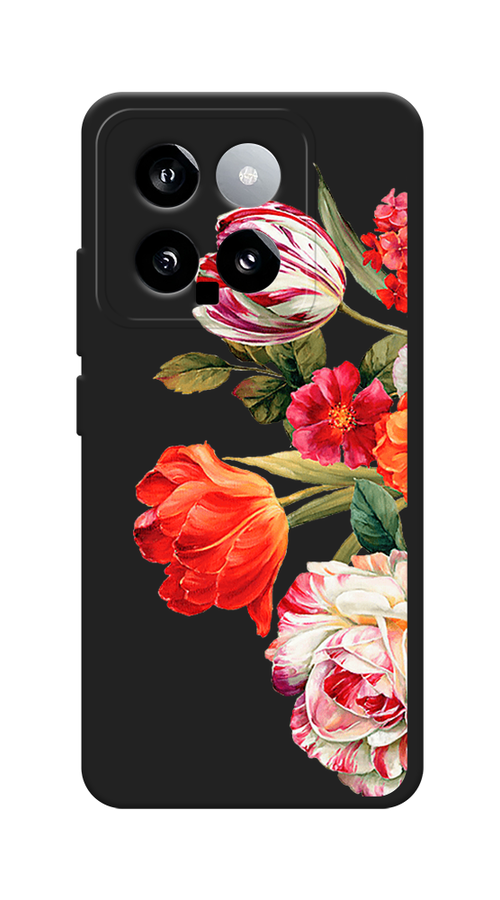 

Чехол Awog на Xiaomi 14 "Весенний букет", Красный;розовый;зеленый, 320352-1