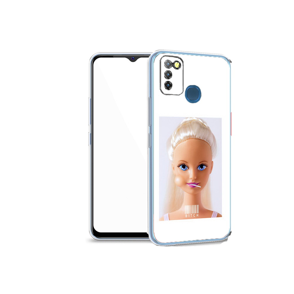 

Чехол MyPads Tocco для Infinix Hot 10 Lite барби, Прозрачный, Tocco
