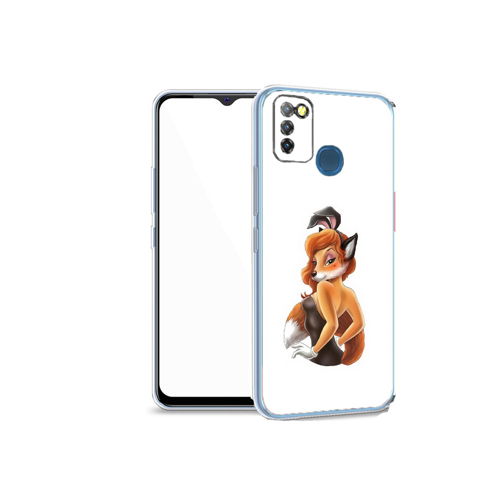 

Чехол MyPads Tocco для Infinix Hot 10 Lite баронесса, Прозрачный, Tocco