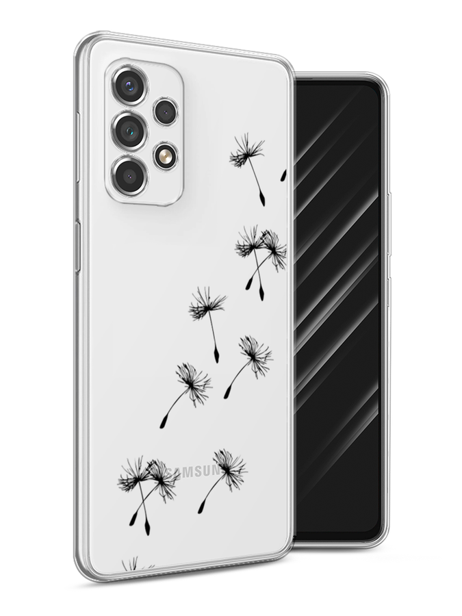 

Чехол Awog на Samsung Galaxy A53 / Самсунг A53 "Летящие одуванчики", Черный, 2104550-8