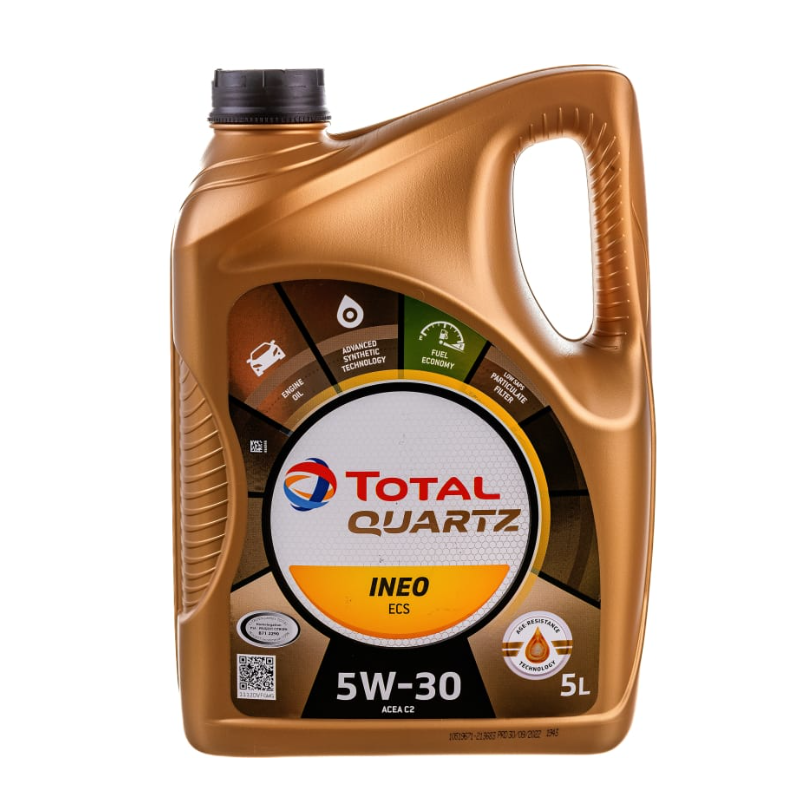

МАСЛО МОТОРНОЕ TOTAL QUARTZ INEO ECS 5W-30, ПЛАСТИКОВАЯ КАНИСТРА 5 Л. 1шт