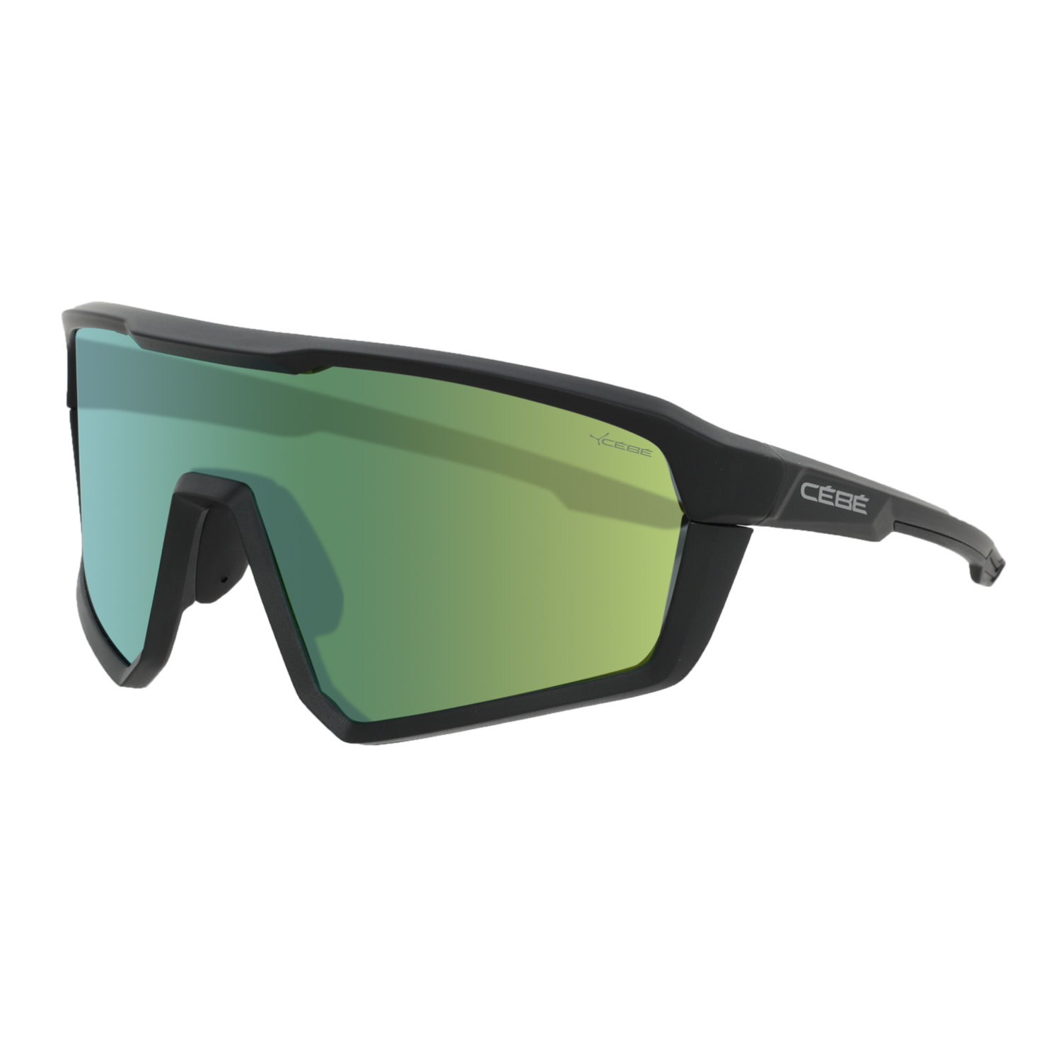 

Очки Солнцезащитные Cebe Asphalt Black Matte-Zone Grey/Green (Б/Р) 2024, Asphalt