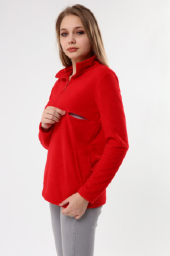 Свитшот для беременных женский Luvmabelly 59292 красный XL (доставка из-за рубежа)