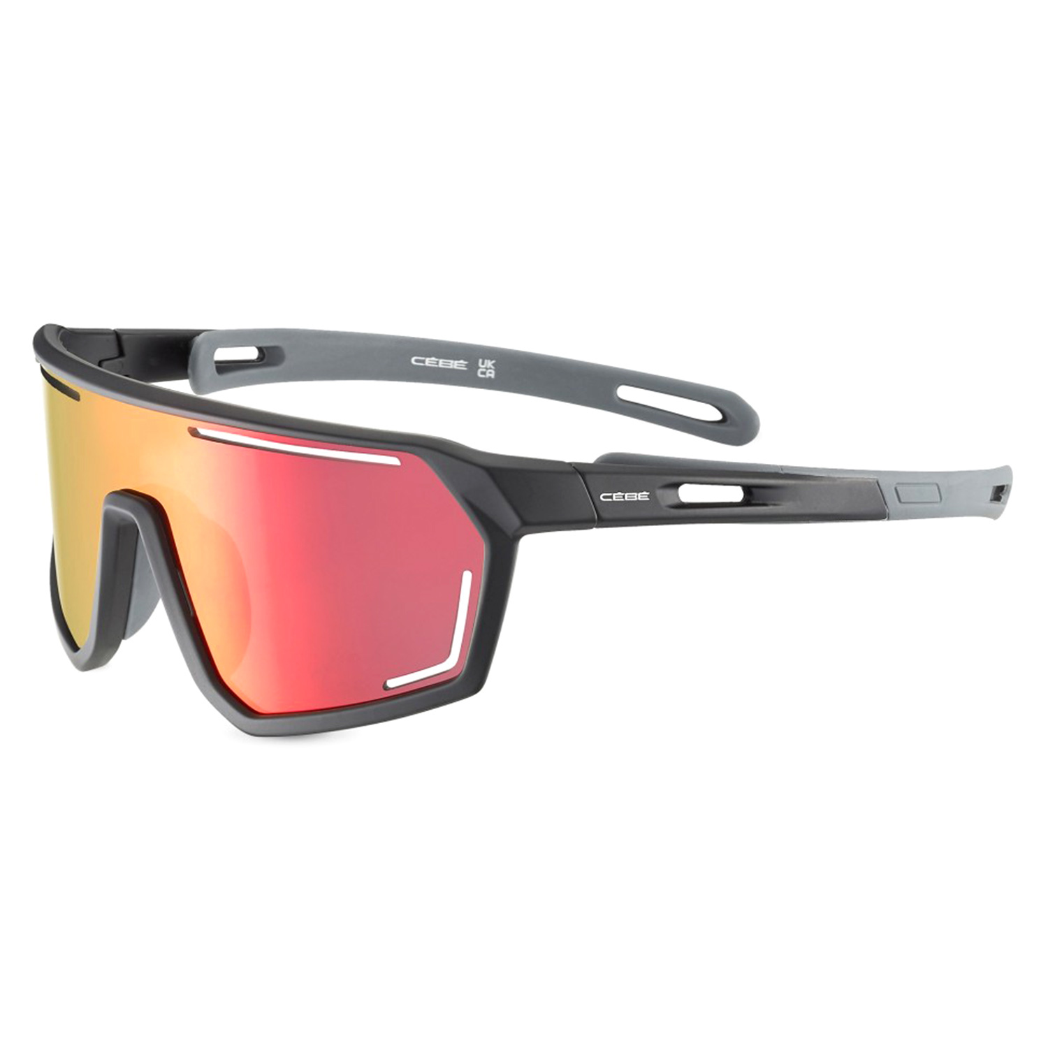 

Очки Солнцезащитные Cebe Strace Black/Grey/Red Matte-Zone Blue/Light Grey/Red (Б/Р) 2024, Strace
