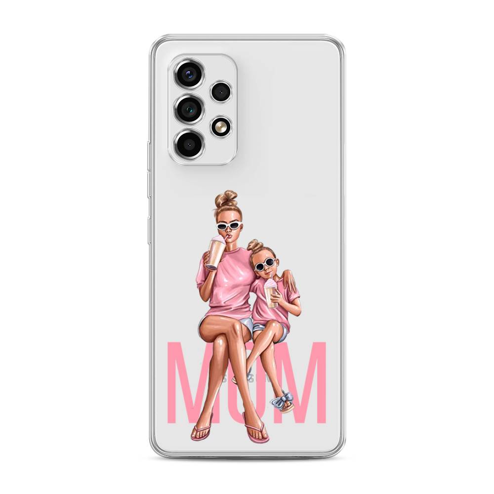 

Чехол Awog на Samsung Galaxy A53 / Самсунг A53 "Lovely mom", Синий;бежевый;розовый, 2104550-7