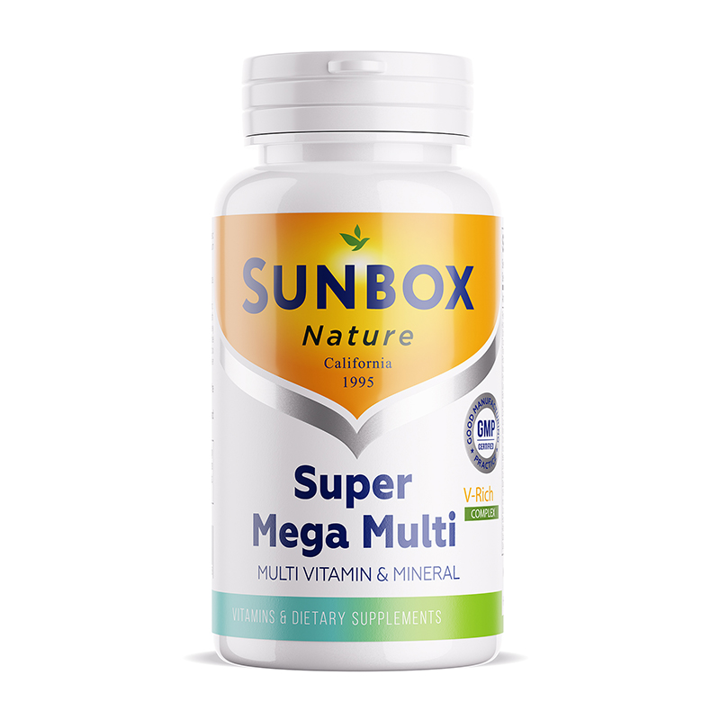 

Супер Мега Мульти витаминый комплекс SUNBOX на каждый день таблетки 60 шт