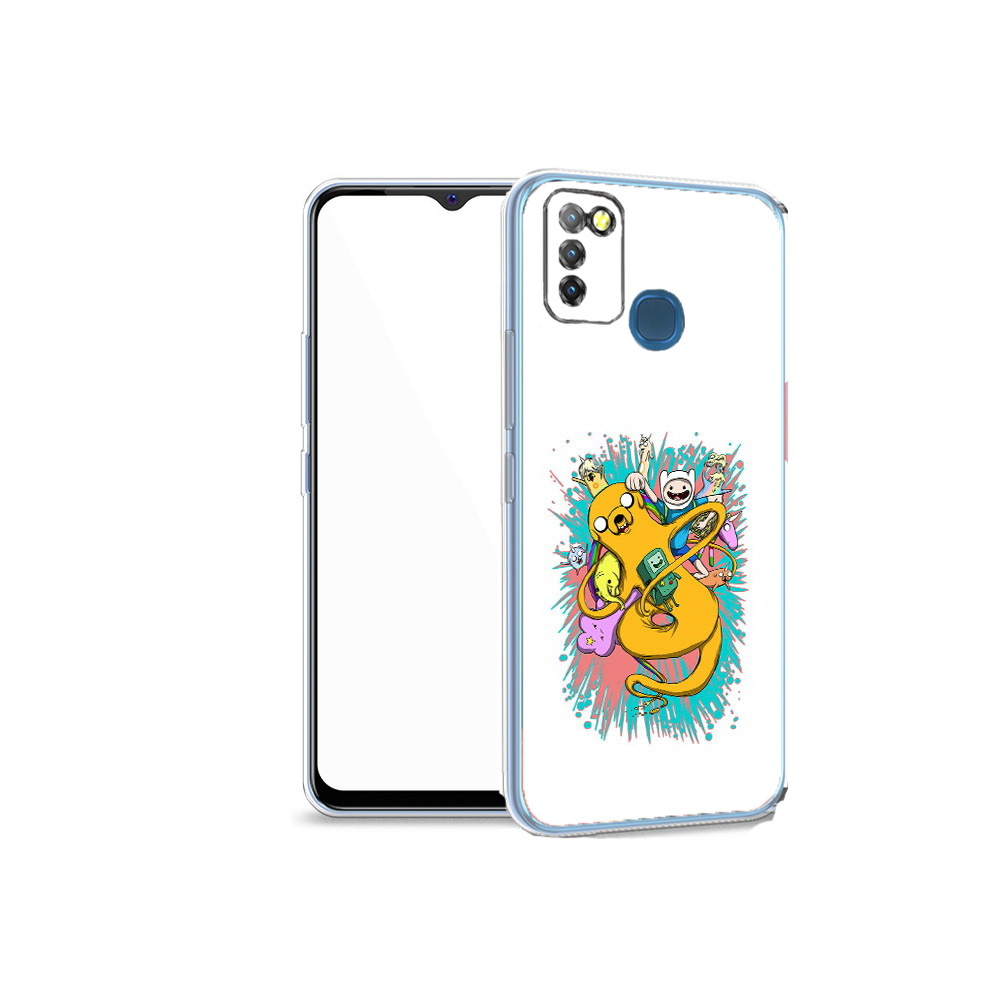 

Чехол MyPads Tocco для Infinix Hot 10 Lite время приключений рисунок, Прозрачный, Tocco