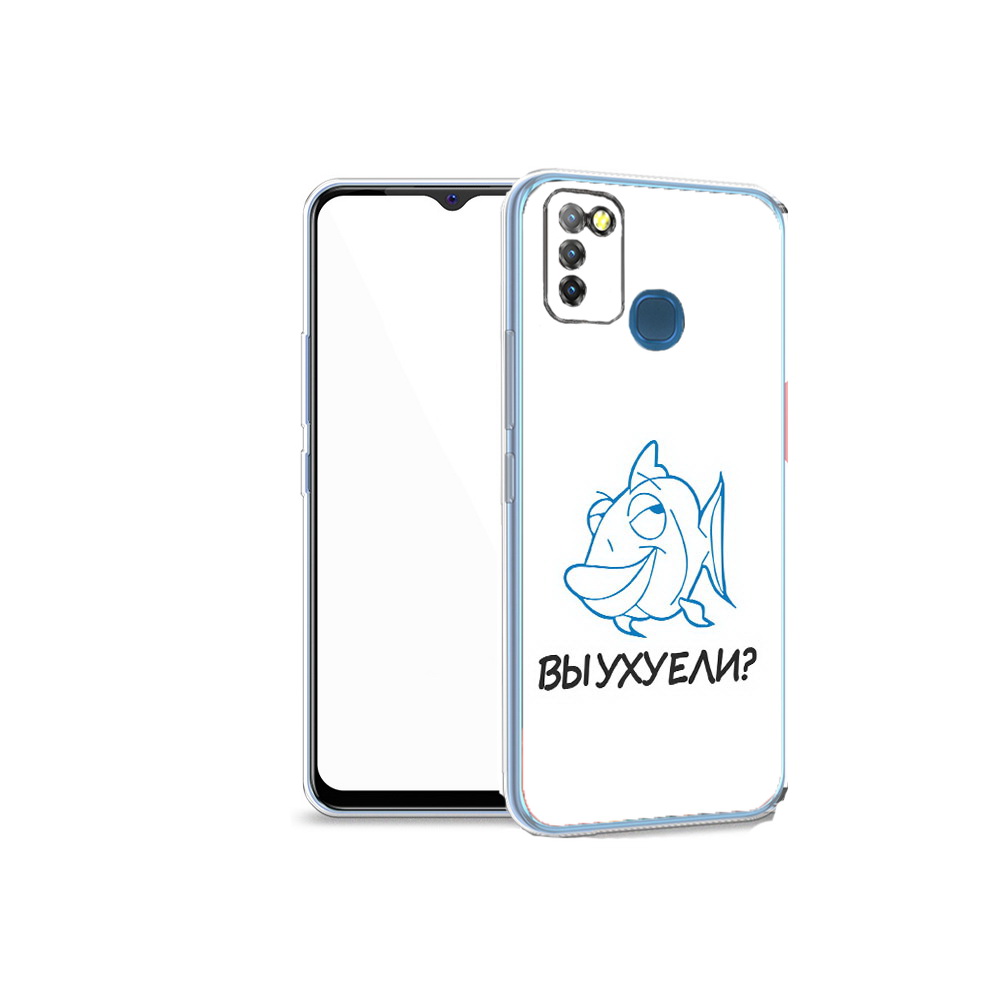 

Чехол MyPads Tocco для Infinix Hot 10 Lite вы ухуели, Прозрачный, Tocco