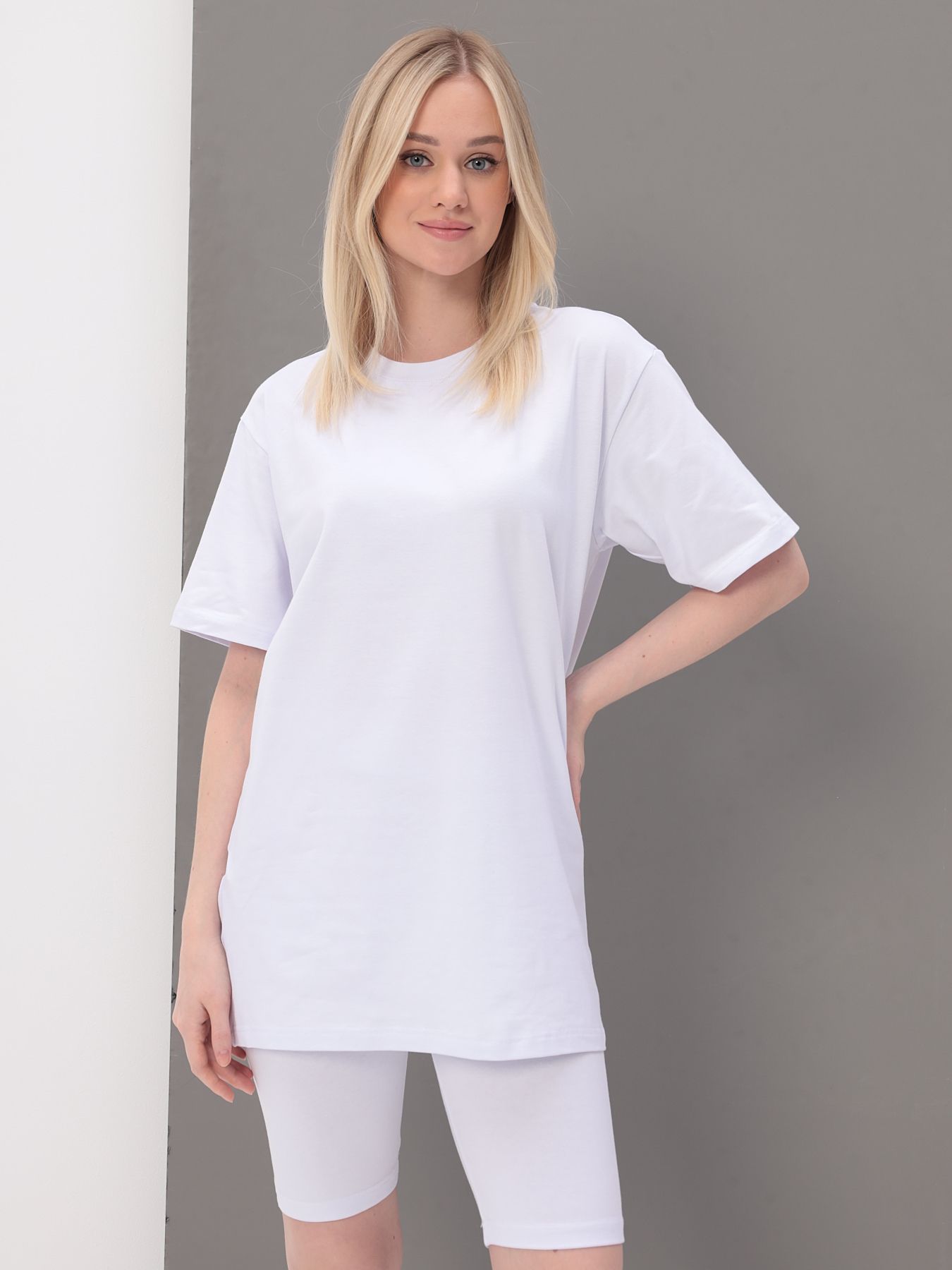 Футболка женская MOM 1 2152 белая 2XL