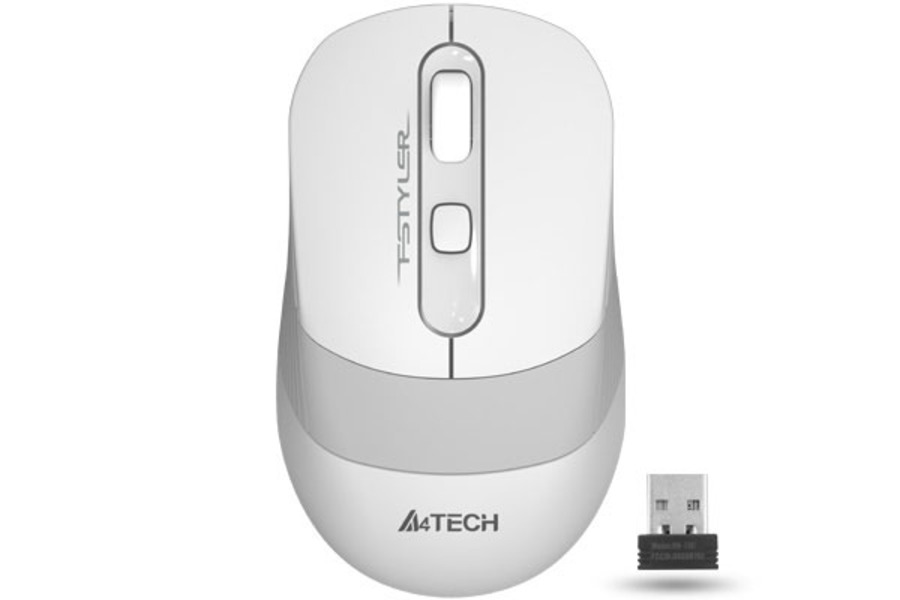 Беспроводная мышь A4Tech Fstyler FG10S White/Gray