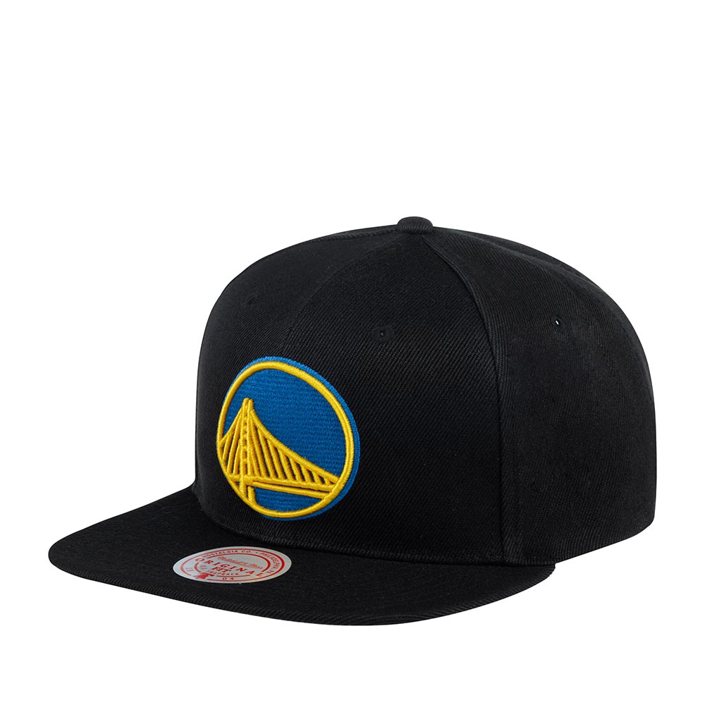 Бейсболка Mitchell & Ness 6HSSJS19078-GSWBKGY Golden State Warriors NBA черная, one size