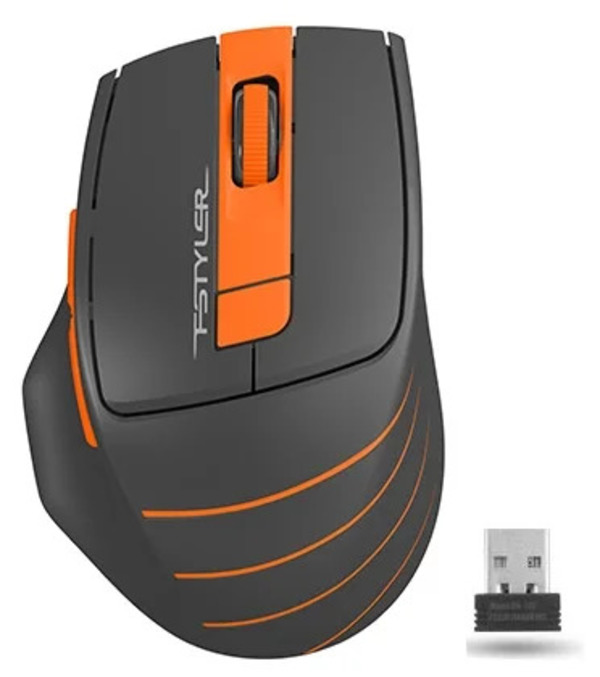 Беспроводная мышь A4Tech Fstyler FG30S Gray/Orange