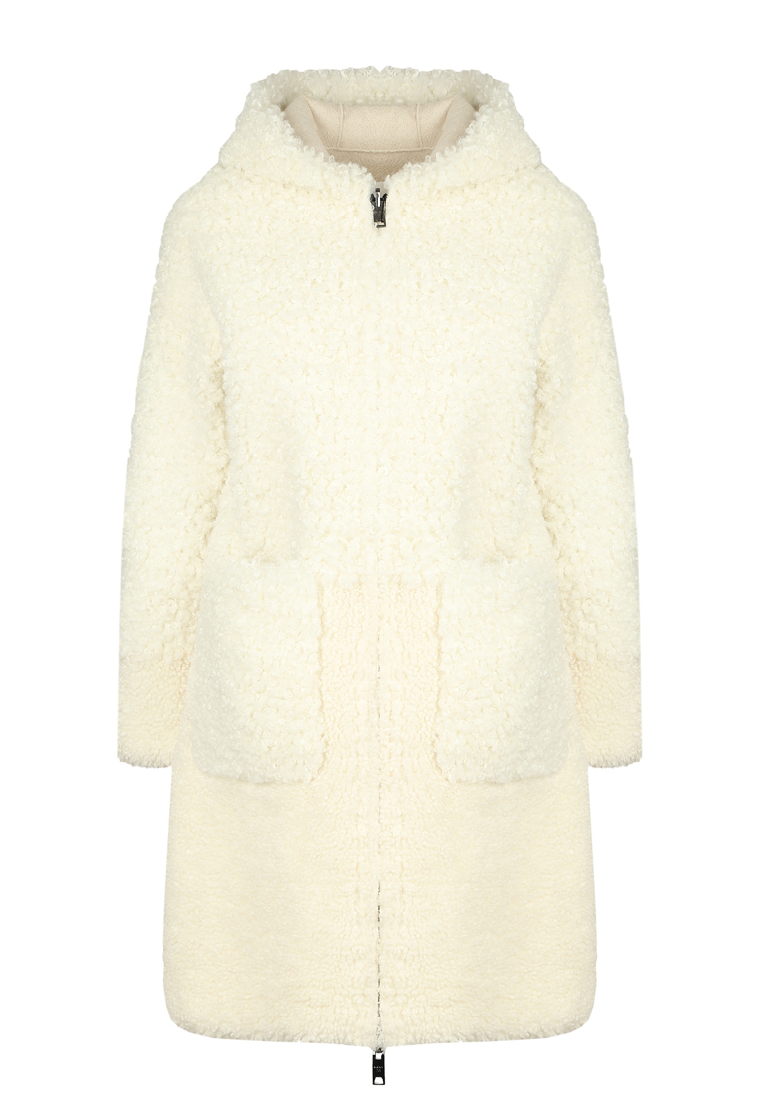 Дубленка женская Diego M 145022 белая 38