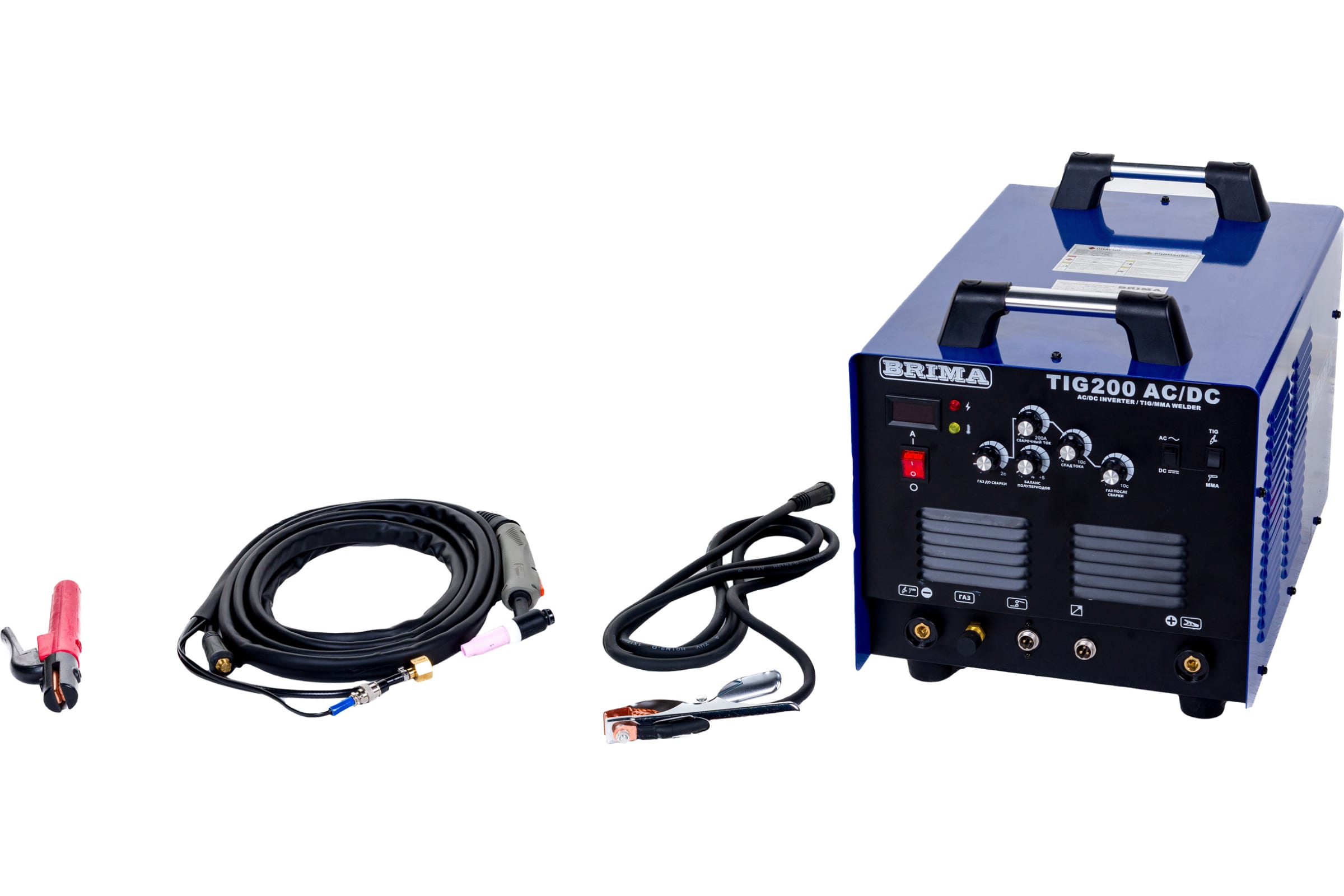 

Brima Инверторная установка TIG-200 AC/DC 220В HF 0008966