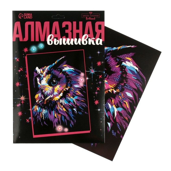 

Алмазная мозаика Сова, Сверкающие картины. Птицы