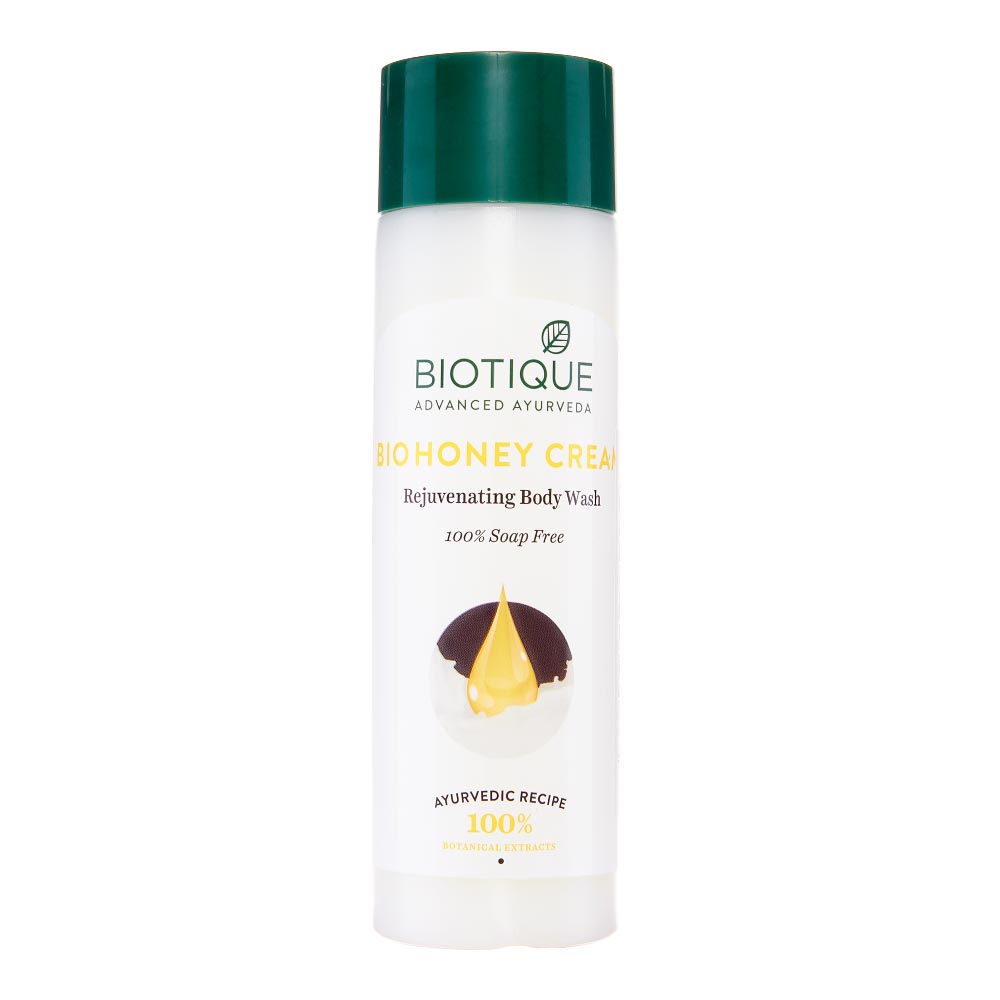 Гель для душа с медом shower gel Biotique, 190 мл отшелушивающая маска пленка biotique био персик clarifying