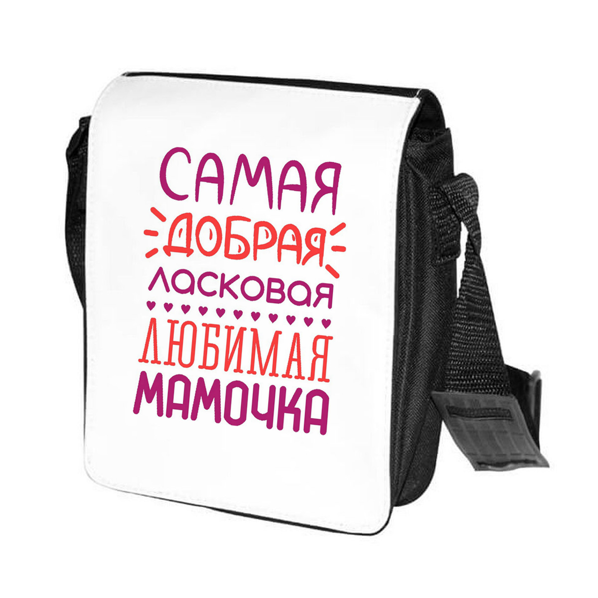 

Сумка женская CoolPodarok CN0113384 черно-белый, Черный;белый, CN0113384