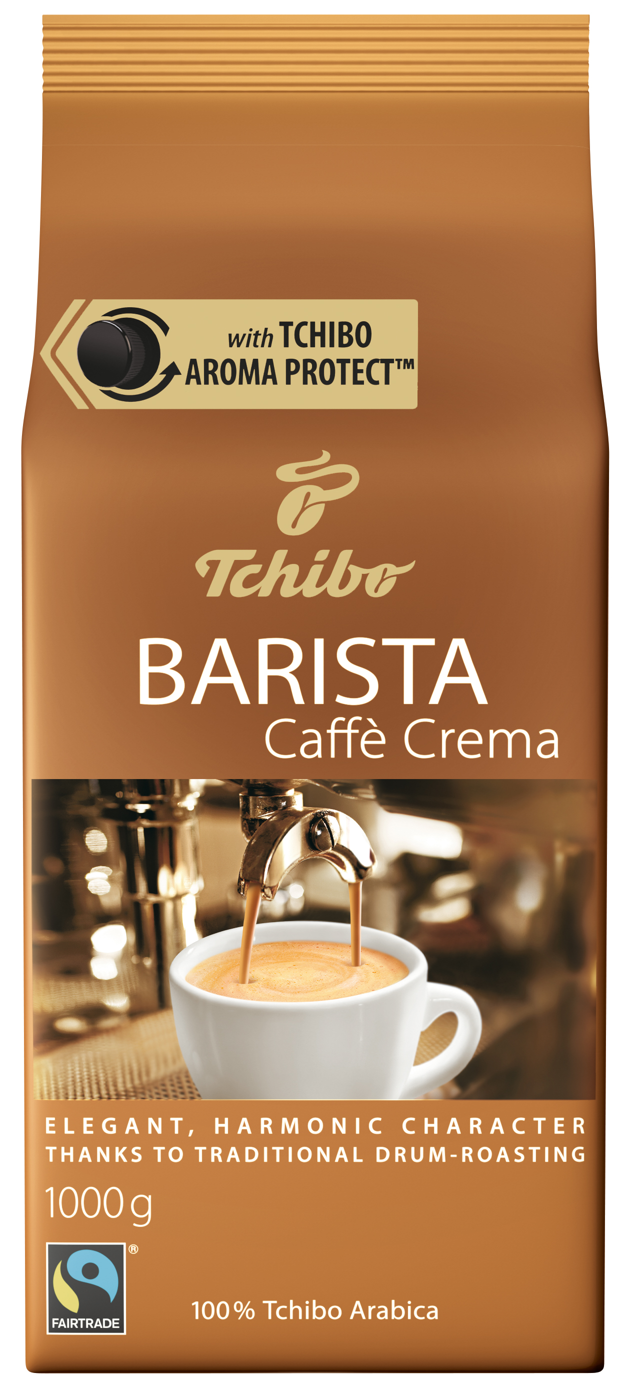 фото Кофе в зернах tchibo barista caffe crema 1 кг