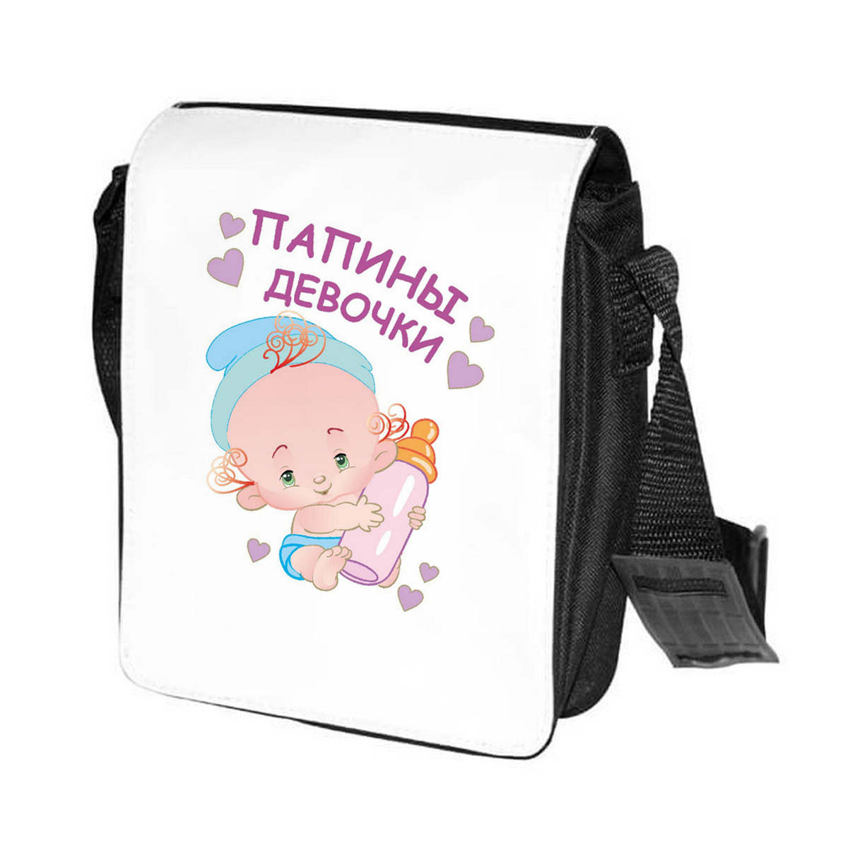 

Сумка женская CoolPodarok CN0113536 черно-белый, Черный;белый, CN0113536