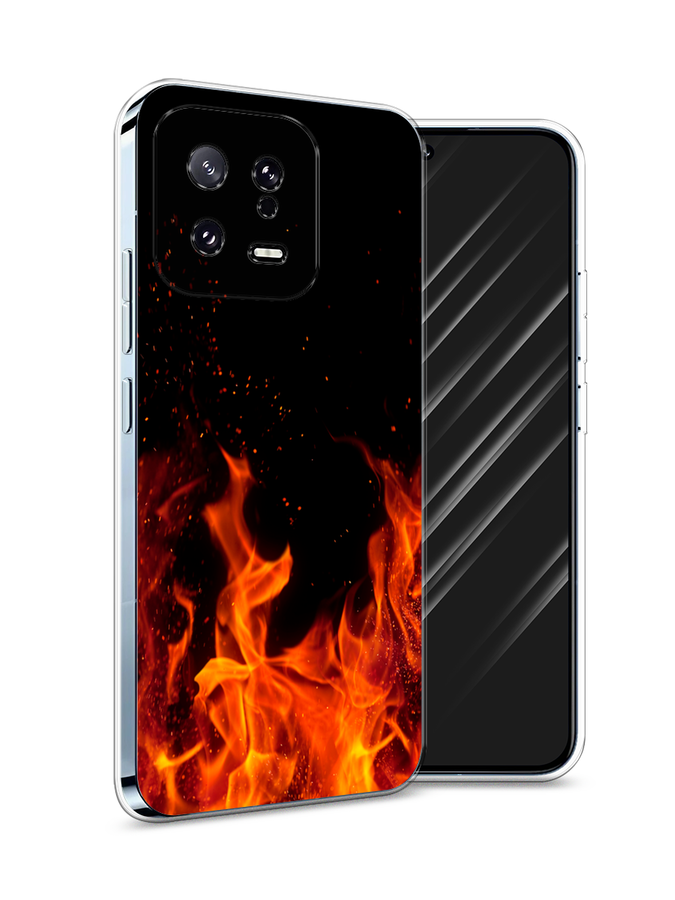 

Чехол Awog на Xiaomi 13 5G "Все в огне", Оранжевый;черный, 317250-4