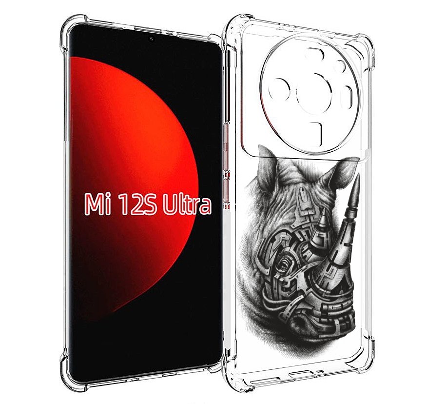 

Чехол MyPads стальной носорог для Xiaomi 12S Ultra, Прозрачный, Tocco