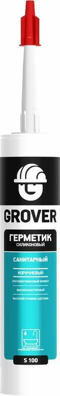 Герметик Grover S100 GRH232 коричневый