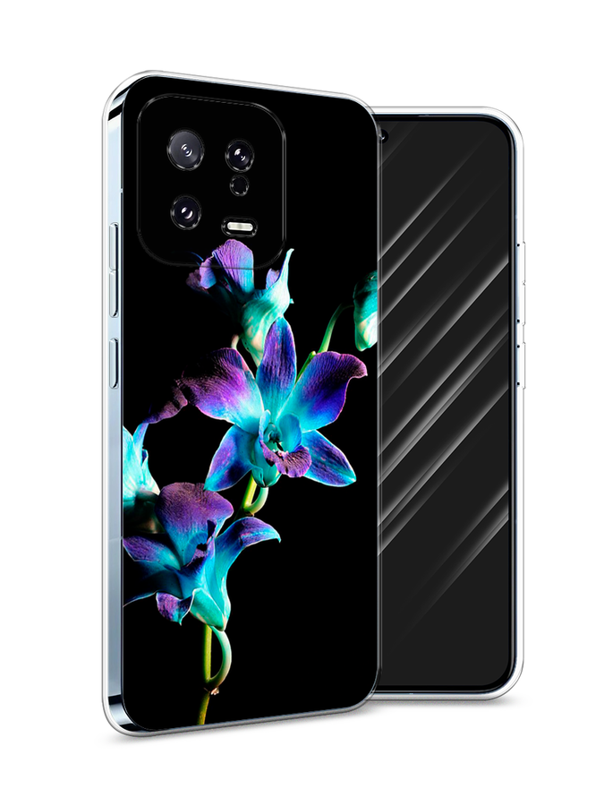 

Чехол Awog на Xiaomi 13 5G "Синий цветок на черном", Черный;голубой;синий, 317250-8