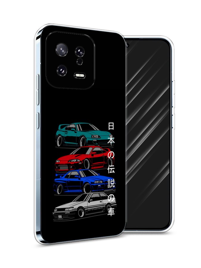 

Чехол Awog на Xiaomi 13 5G "JDM Legend cars", Зеленый;красный;синий, 317250-5