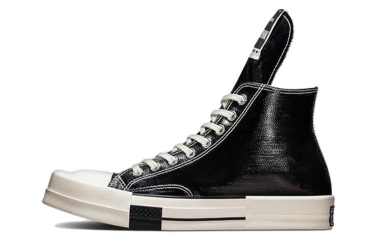 

Кеды унисекс Converse Rick Owens DRKSHDW 1970s turbodrk ChuckTaylor AllStar черные 36.5 EU, Черный, Rick Owens DRKSHDW x Converse 1970s turbodrk chuck taylor all star