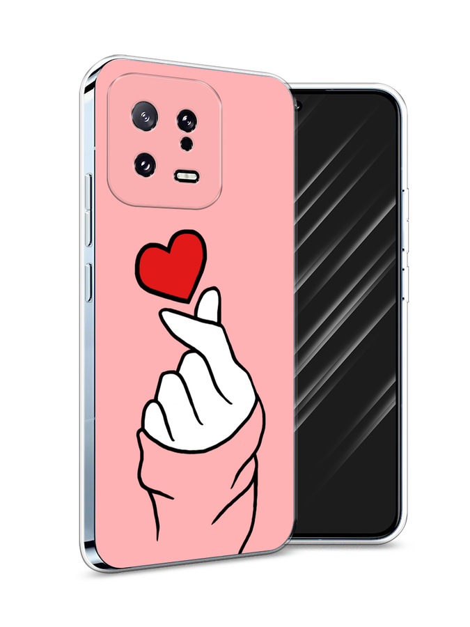 

Чехол Awog на Xiaomi 13 5G "Милое сердечко", Белый;красный;черный, 317250-7