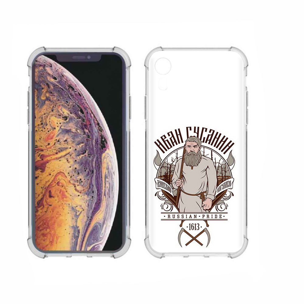 

Чехол MyPads Tocco для Apple iPhone XR Иван Сусанин, Прозрачный, Tocco