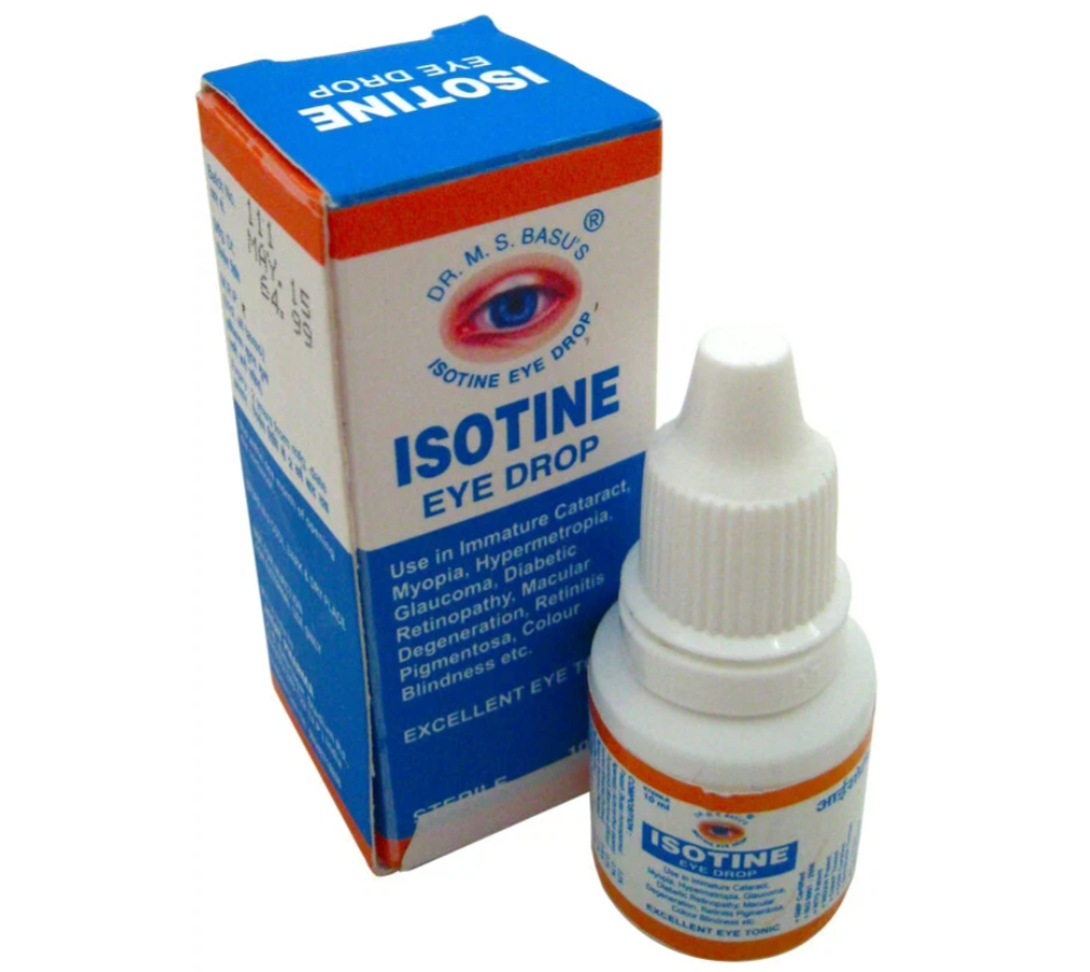 

Капли для глаз Jagat Pharma Isotine Eye drop, стерильно, 10 мл, Прозрачный