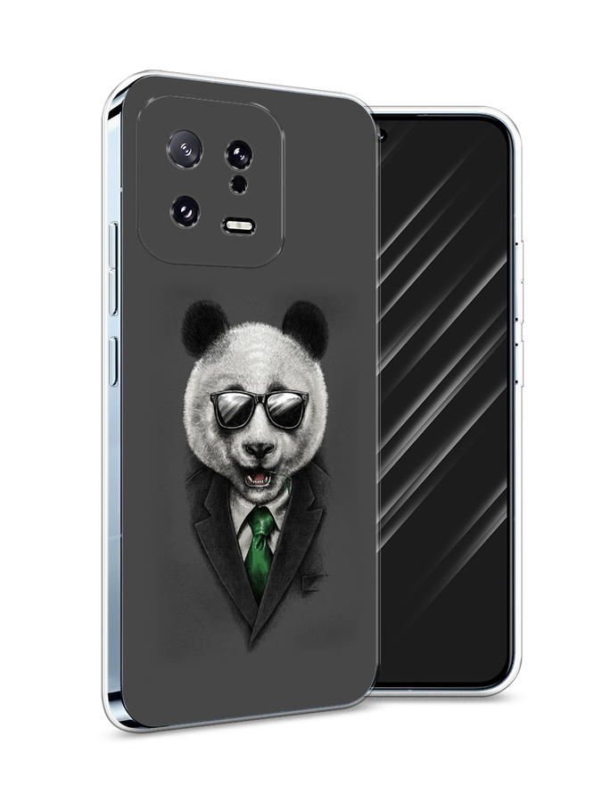 

Чехол Awog на Xiaomi 13 5G "Деловая панда", Серый;зеленый, 317250-10
