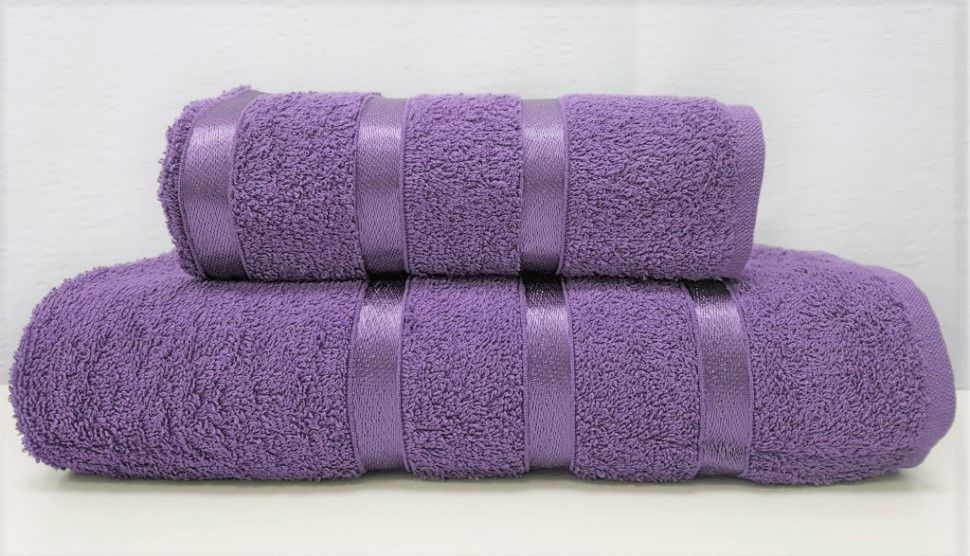 

Набор полотенец Gulcan SWAN Vip cotton 2 шт. 50x90, 70x140, Фиолетовый