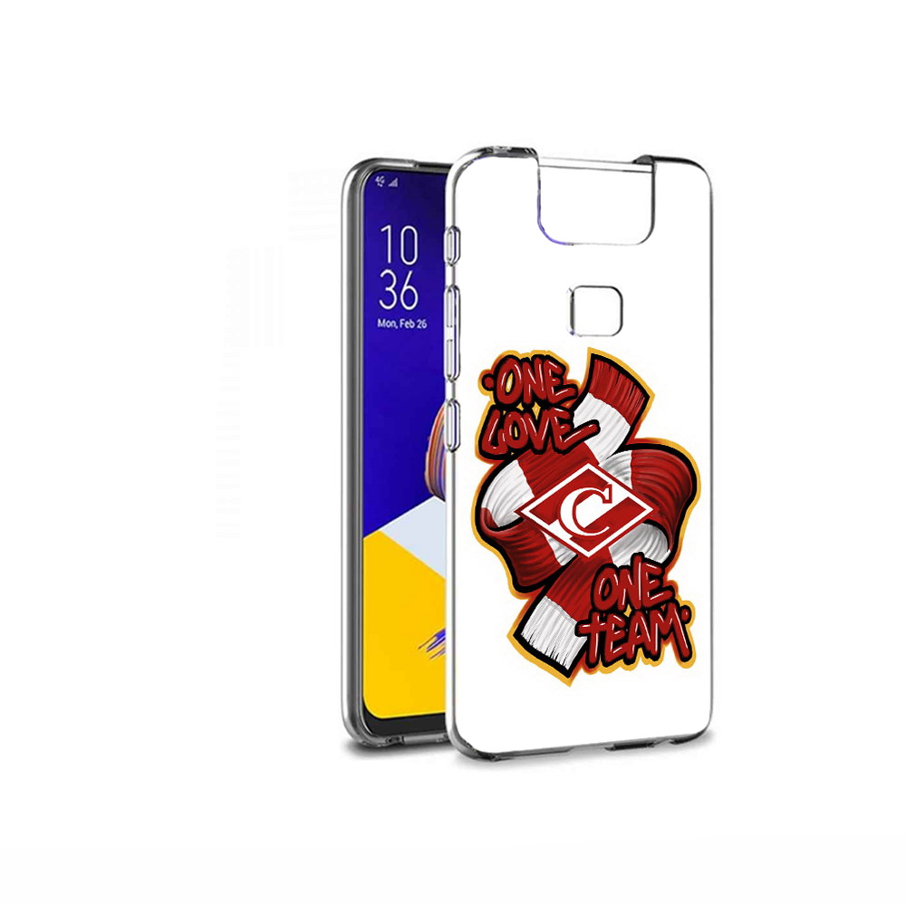 

Чехол MyPads Tocco для Asus ZenFone 6 (ZS630KL) Одна любовь-Спартак, Прозрачный, Tocco