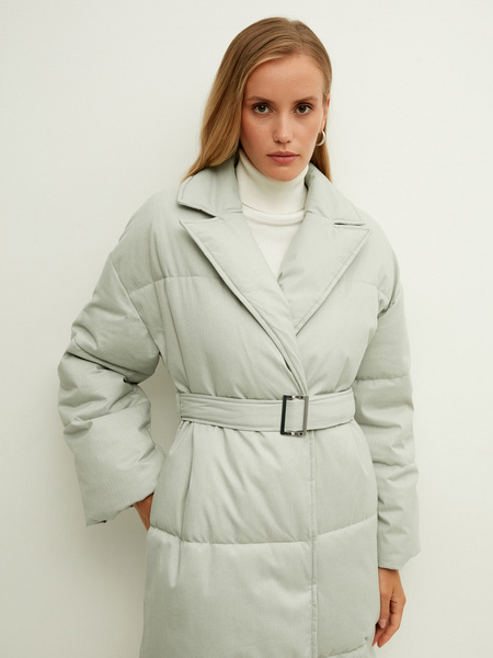 

Пальто женское ZARINA 2460461141-43 бирюзовое M, 2460461141-43