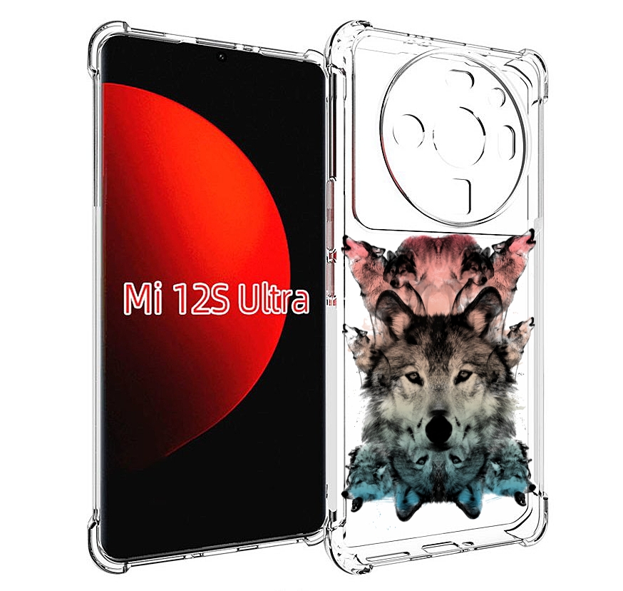 

Чехол MyPads стая для Xiaomi 12S Ultra, Прозрачный, Tocco